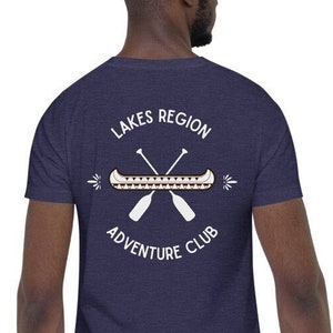 Lakes Region, New England, Canoe Adventure Club Tee (Heathered)
