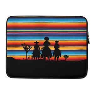 Serape Sunset Cowboy Vaquero Laptop Computer Sleeve