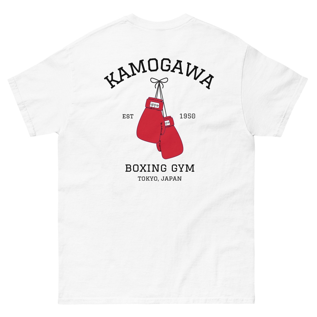 Anime Hajime No Ippo Kamogawa Boxing Gym T Shirt Manga Makunouchi Takamura  KBG Print Short Sleeve T-Shirts Oversized Streetwear 