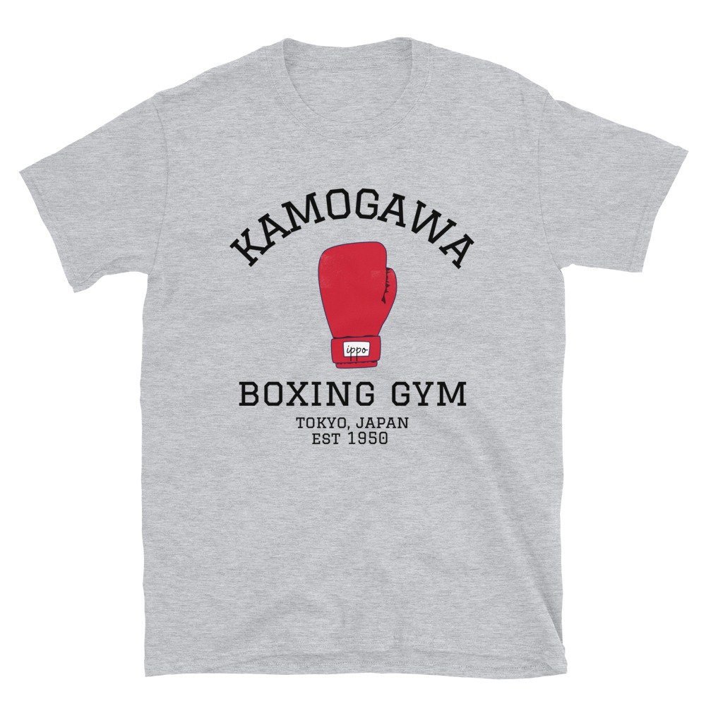 Anime Hajime No Ippo Kamogawa Boxing Gym T Shirt Manga Makunouchi Takamura  KBG Print Short Sleeve T-Shirts Oversized Streetwear 