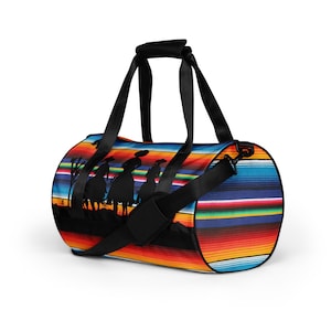Serape Sunset Cowboy Vaquero gym bag