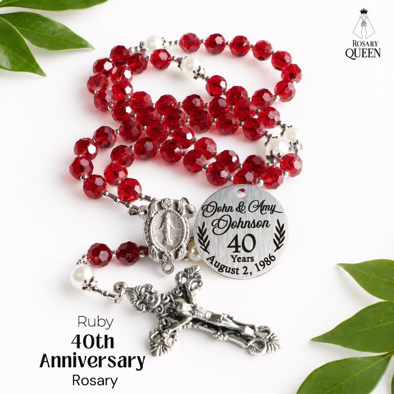 Ruby Catholic Jewelry - Etsy