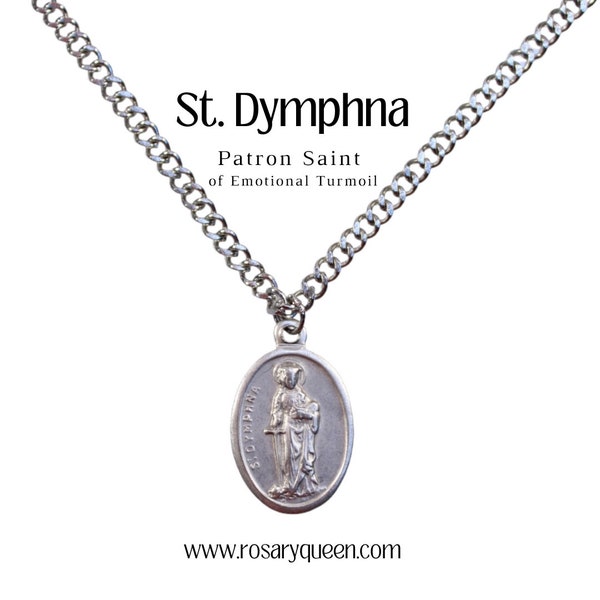 Patron Saint Mental Illness Necklace Etsy