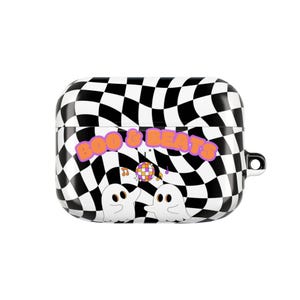 Halloween Ghost Music AirPod Case, Halloween Gift, Fun Tech Accessory, Cute Earbud Holder,  spooky pop art, Trendy AirPod Cover