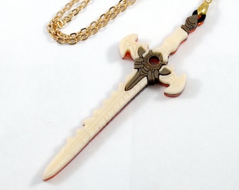 Fire Emblem 3 Houses Byleth&#39;s Sword of the Creator Acrylic Necklace or Keychain