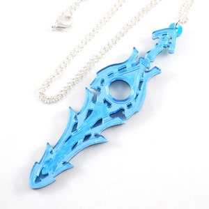 Shulk&#39;s True Monado Acrylic Charm Necklace or Keychain