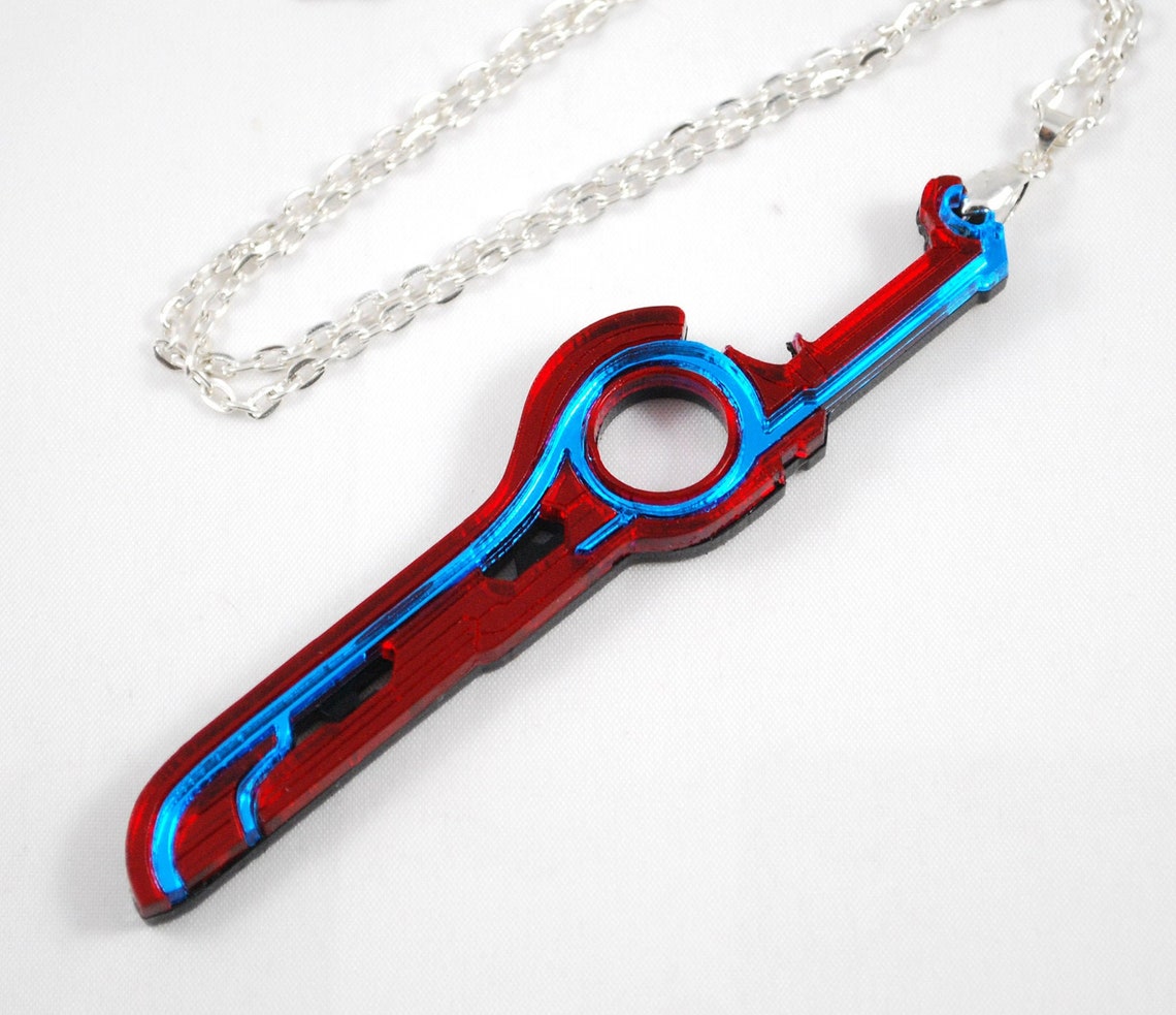 Xenoblade Shulk Monado I Charm Necklace or Keychain Acrylic Etsy