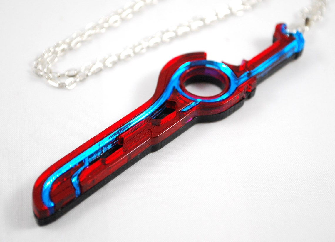Xenoblade Shulk Monado I Charm Necklace or Keychain Acrylic Etsy