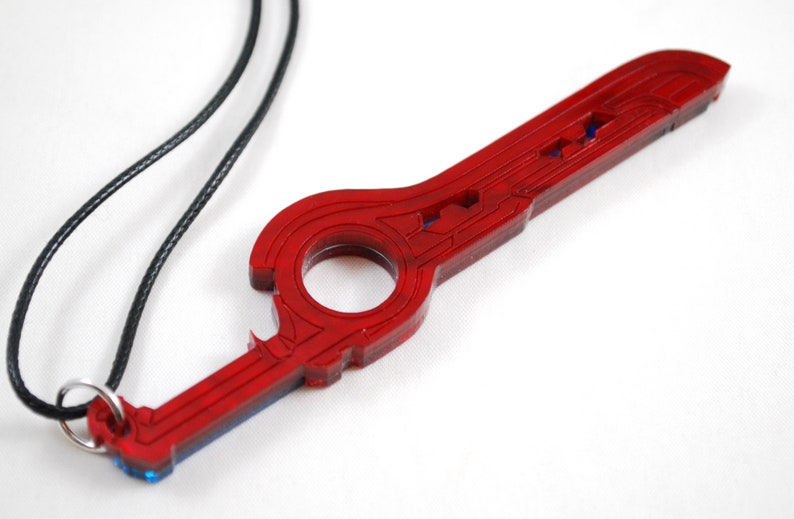 Xenoblade Shulk Monado I Charm Necklace or Keychain Acrylic Etsy