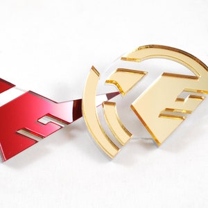 Gundam Holder and Student Badge from Witch From Mercury as Acrylic Pin