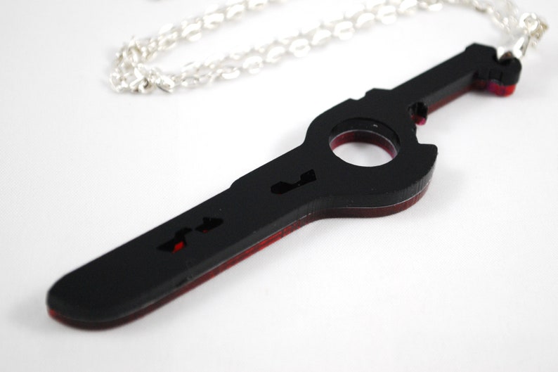 Xenoblade Shulk Monado I Charm Necklace or Keychain Acrylic Etsy
