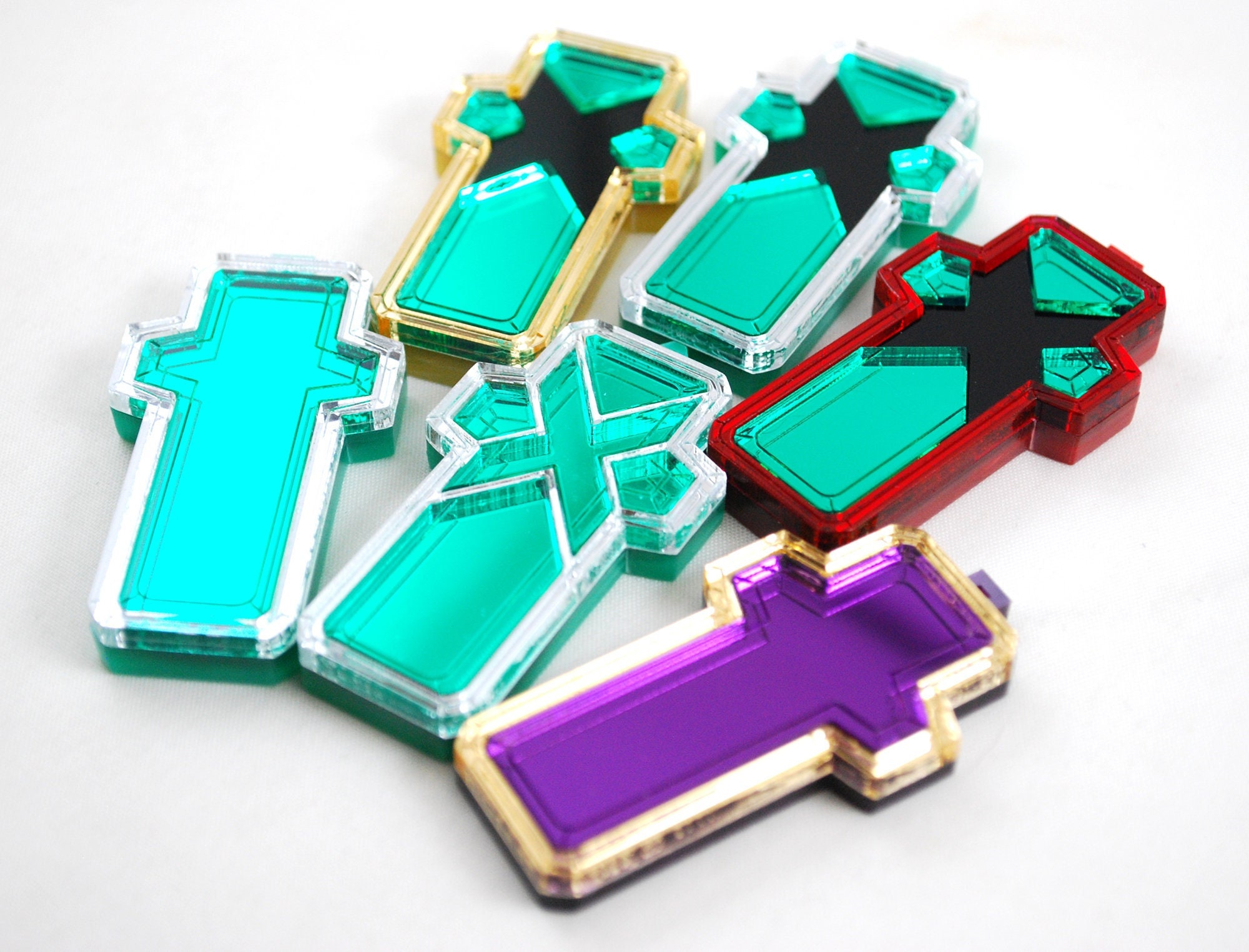 XC2 Cores featuring Mythra Pyra Malos and Pneuma as Acrylic Necklace …