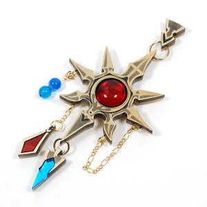 FFXIV Azeyma's EXP Earring in Acrylic Clip-on, Post, or Necklace