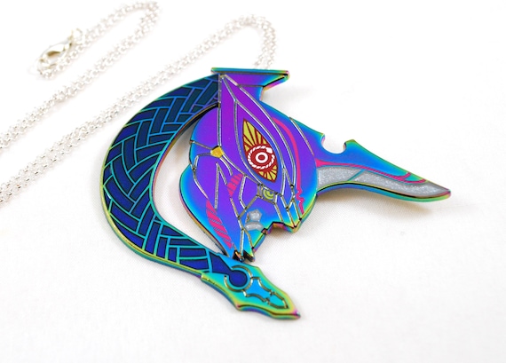 XC3 Noah or Mio's Ouroboros as a Necklace Keychain or Pin in Metal