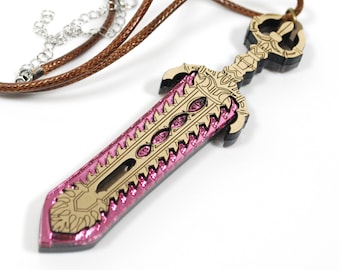 Corrin&#39;s Omega Yato with or without glow Fire Emblem Acrylic Necklace or Keychain