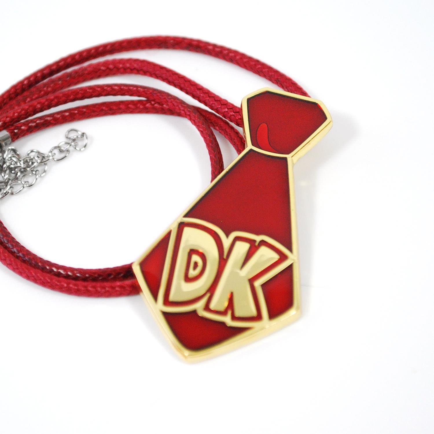 Metal Donkey Kong Tie Necklace Keychain or Pin - Etsy