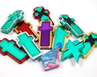 XB2 Cores Featuring Mythra Pyra Malos and Pneuma as Acrylic