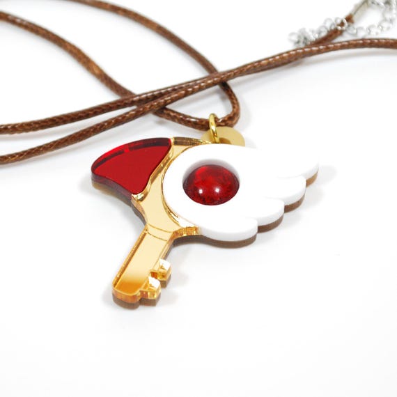 Cardcaptor Sakura Wand Key Acrylic Necklace or Keychain - Etsy
