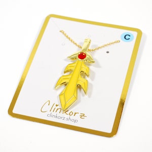 Miscolored/C Grade Metal Meta Knight&#39;s Galaxia Kirby Charm Necklace Keychain or Pin