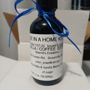 Home made Vanilla/Coffee Extract.