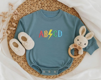 Custom Embroidered Baby Romper – Rock and Roll Outfit