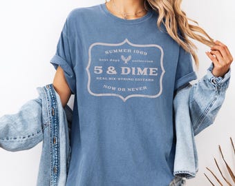 Summer 1969 Shirt: 5 & Dime Band Guitar PNG (Digital Download)