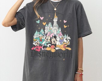 Comfort Colors Disney World Magic Kingdom Shirt, Mickey Disney World Shirt, Mickey and Friends Shirt, Disneyworld Shirt, Disney Trip 2026