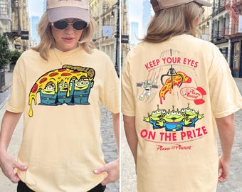 Disney Toy Story Alien T-shirt, Keep Your Eyes On The Prize Sweatshirt, Pixar Green Man Hoodie, WDW Family Trip Tee, Pizza Planet Shirt