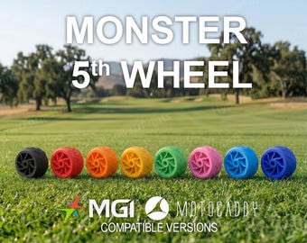 Monster Stabilizing 5th Wheel for MGI and Motocaddy Electric Caddies