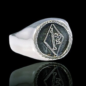 1percent Er Sterling Silver Harley Biker Outlaw Ring Solid Silver 925