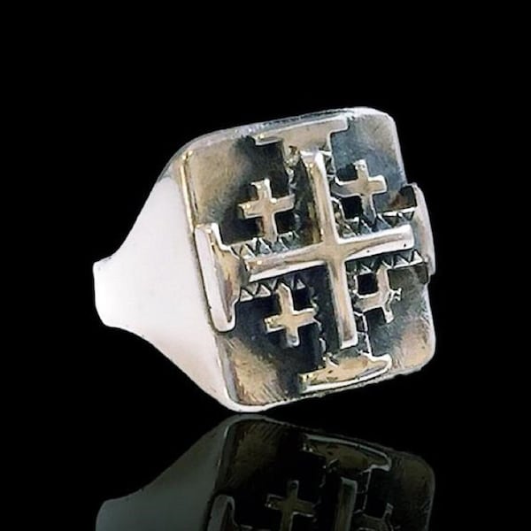 Original Ezi Zino | Jerusalem Cross Sterling Silver 925 Ring