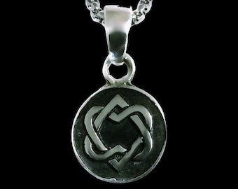 Leonard Cohen Unified Heart sterling silver 925