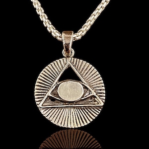 Masonic eye necklace Etsy México