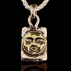 Original Ezi Zino | Rummikub Joker Stone Game Solid Sterling Silver 925 Handmade  Dog Tag Pendant
