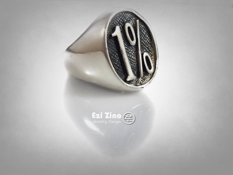 silber 008 1/%er Ring aus Sterling Silber 925 Sterlingsilber Rocker Biker Outlaw