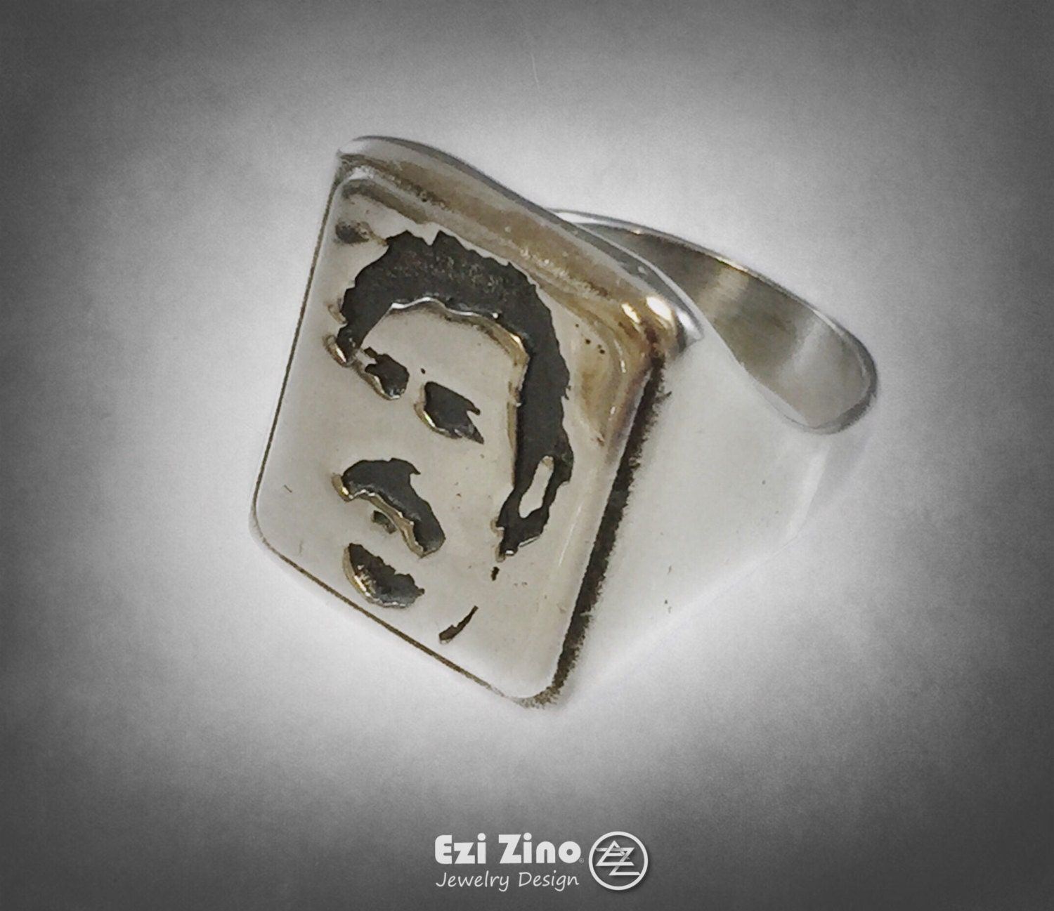 Pablo Escobar BOSS Mafia Medellín Cartel Drug Lord Ring