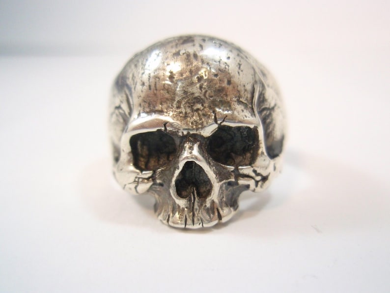 Ezi Zino Crack Skull ring sterling silver 925 From Islands Jewelry Collection image 3