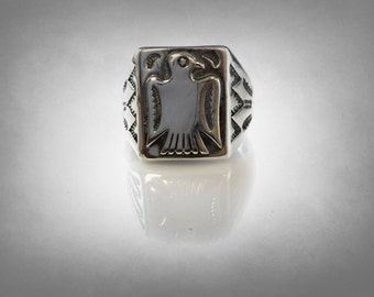 Inspiration Old Pawn Indian Fred Bird Silver Sterling 925 Ring - Etsy