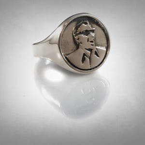 Ray Charles-Ray Charles Robinson  Ring Solid Sterling Silver 925