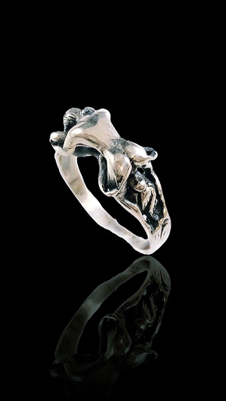 Meditation ring spinner