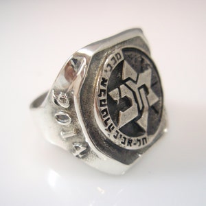 Maccabi Tel Aviv Basketball Euroleague Champions 2014 Ring Solid Sterling Silver 925 image 1