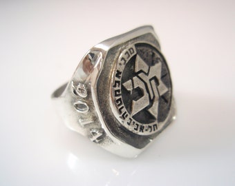 Maccabi Tel Aviv Basketball Euroleague Champions 2014 Ring Solid Sterling Silver 925