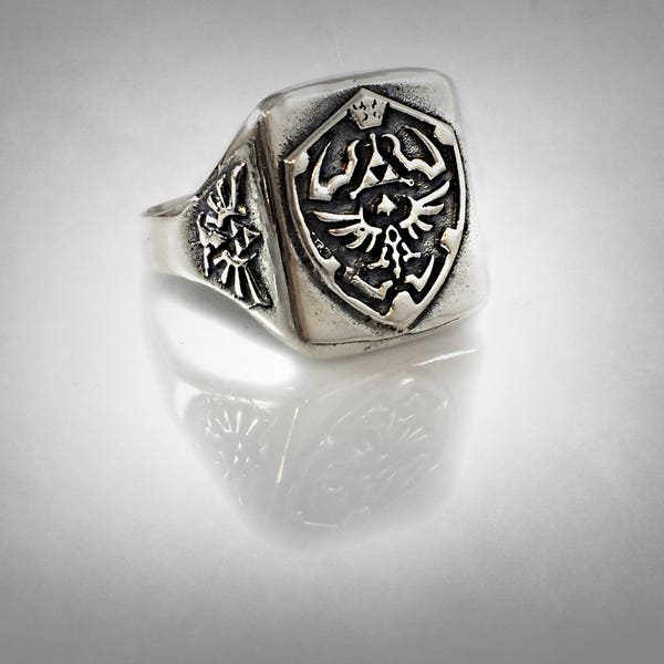 The Legend of Zelda Ring Solid Sterling Silver 925