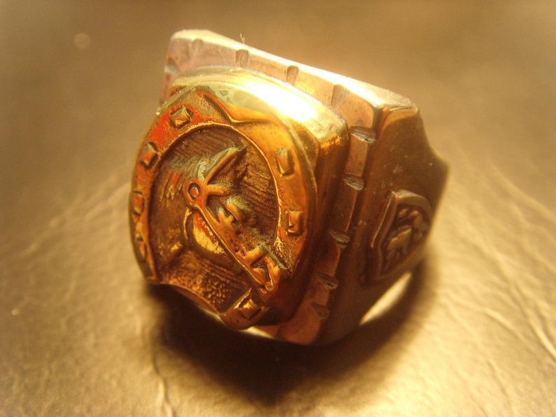 Vintage Biker Skull Ring MEXICO HORSE SHOE Sterling Silver 925 Etsy