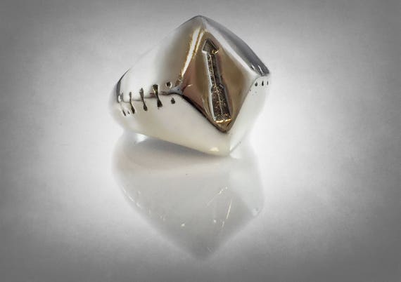 old pawn harvey era navajo ingot silver sterling 925 ring