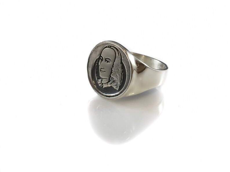 Antonio Lucio Vivaldi Italian Baroque composer Ring Solid ...