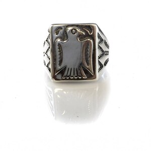 Inspiration Old Pawn Indian Fred Bird Silver Sterling 925 Ring - Etsy