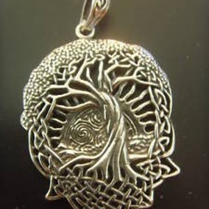 TREE OF LIFE in the beginning Pendant sterling silver image 3