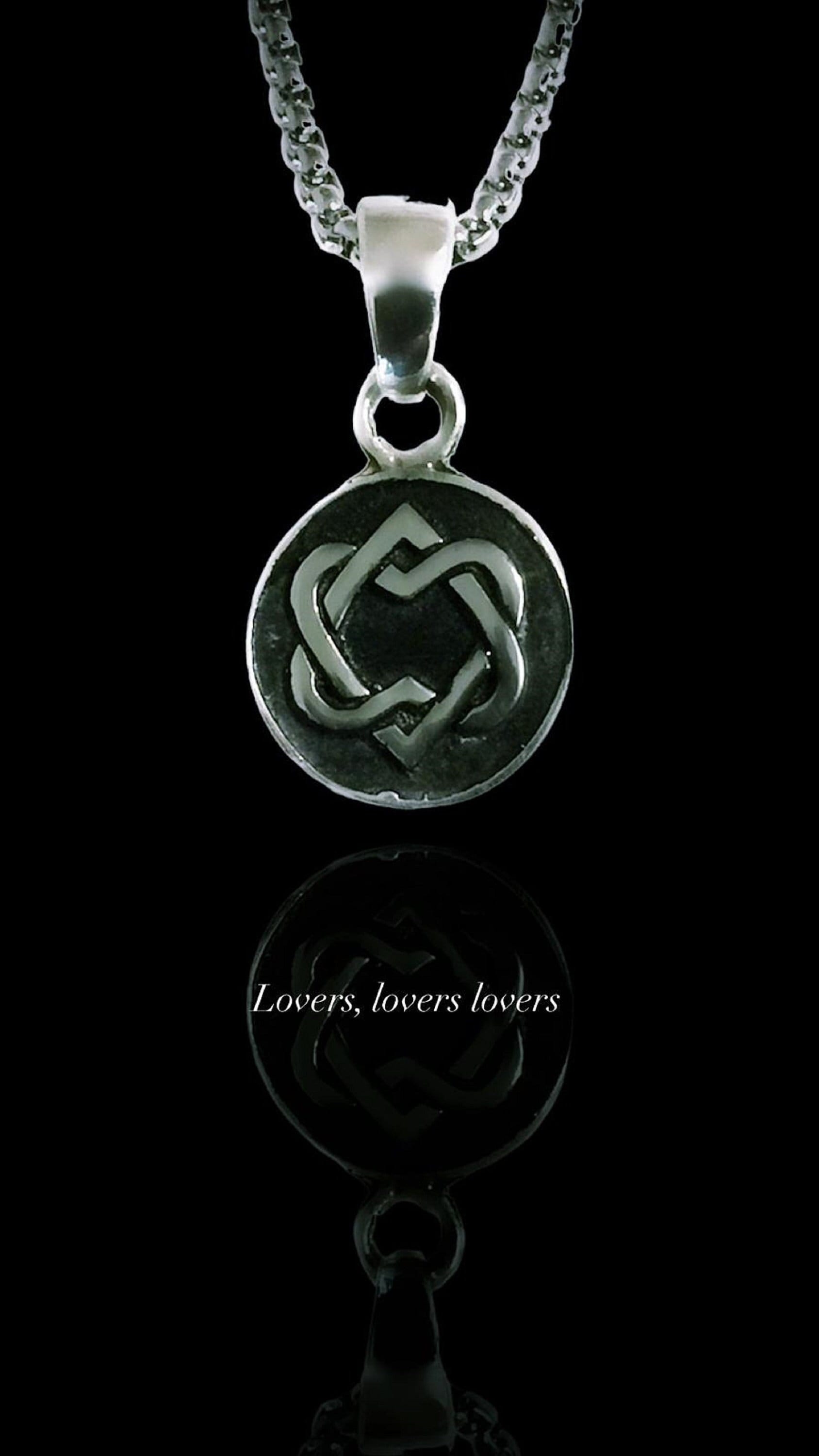 Leonard Cohen Unified Heart sterling silver 925