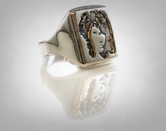 27 Club Music Band Light My Fire Portrait Solid Sterling Silver 925 Ring